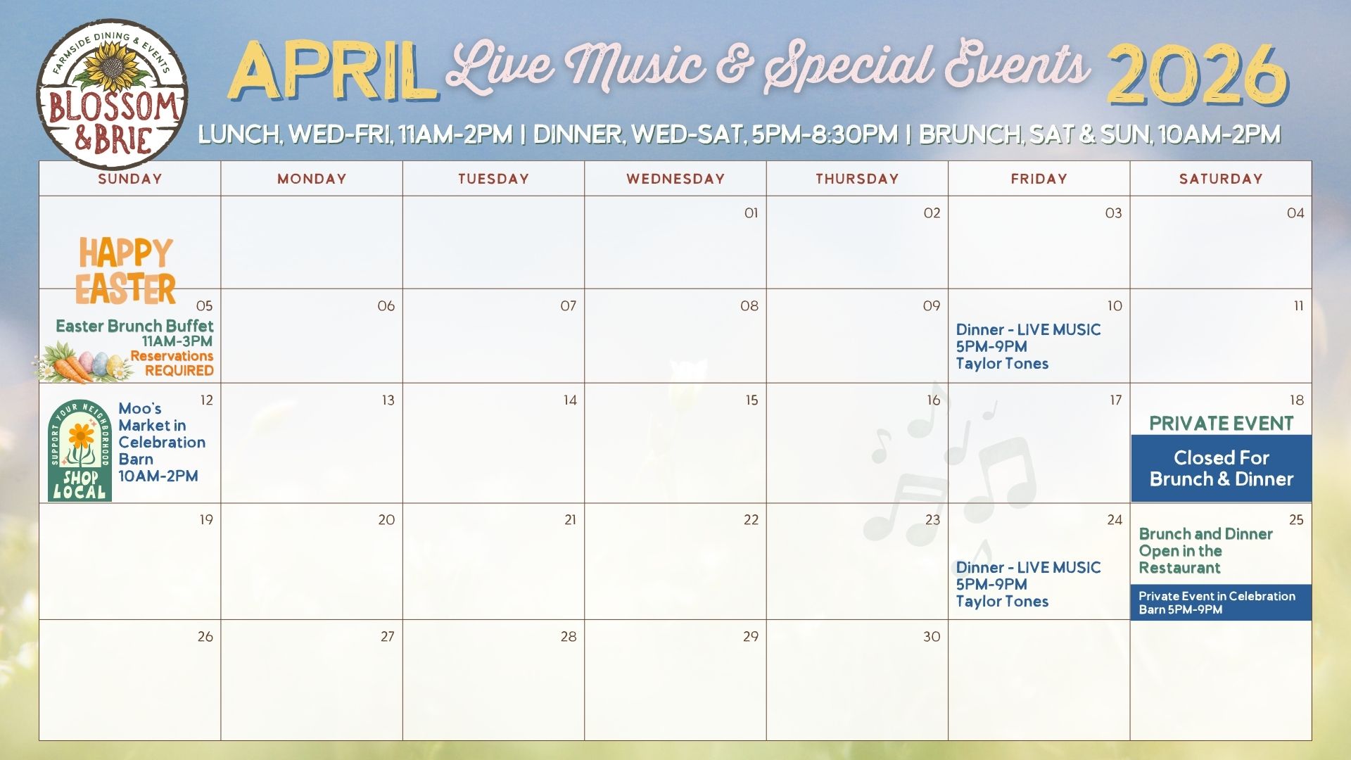 april events