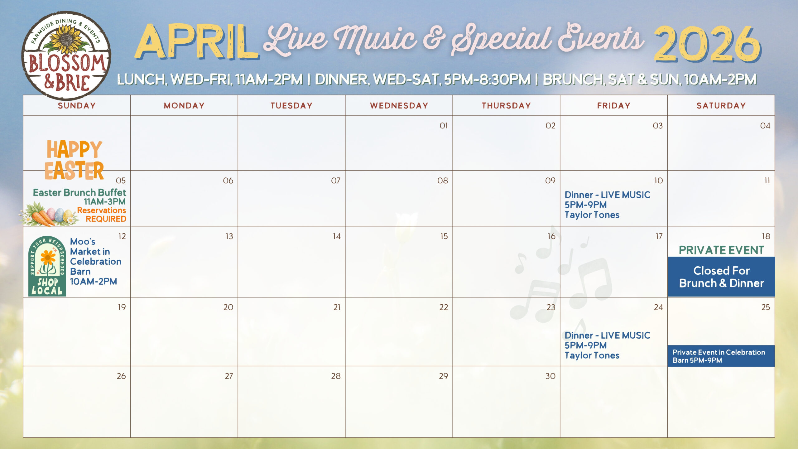 april events