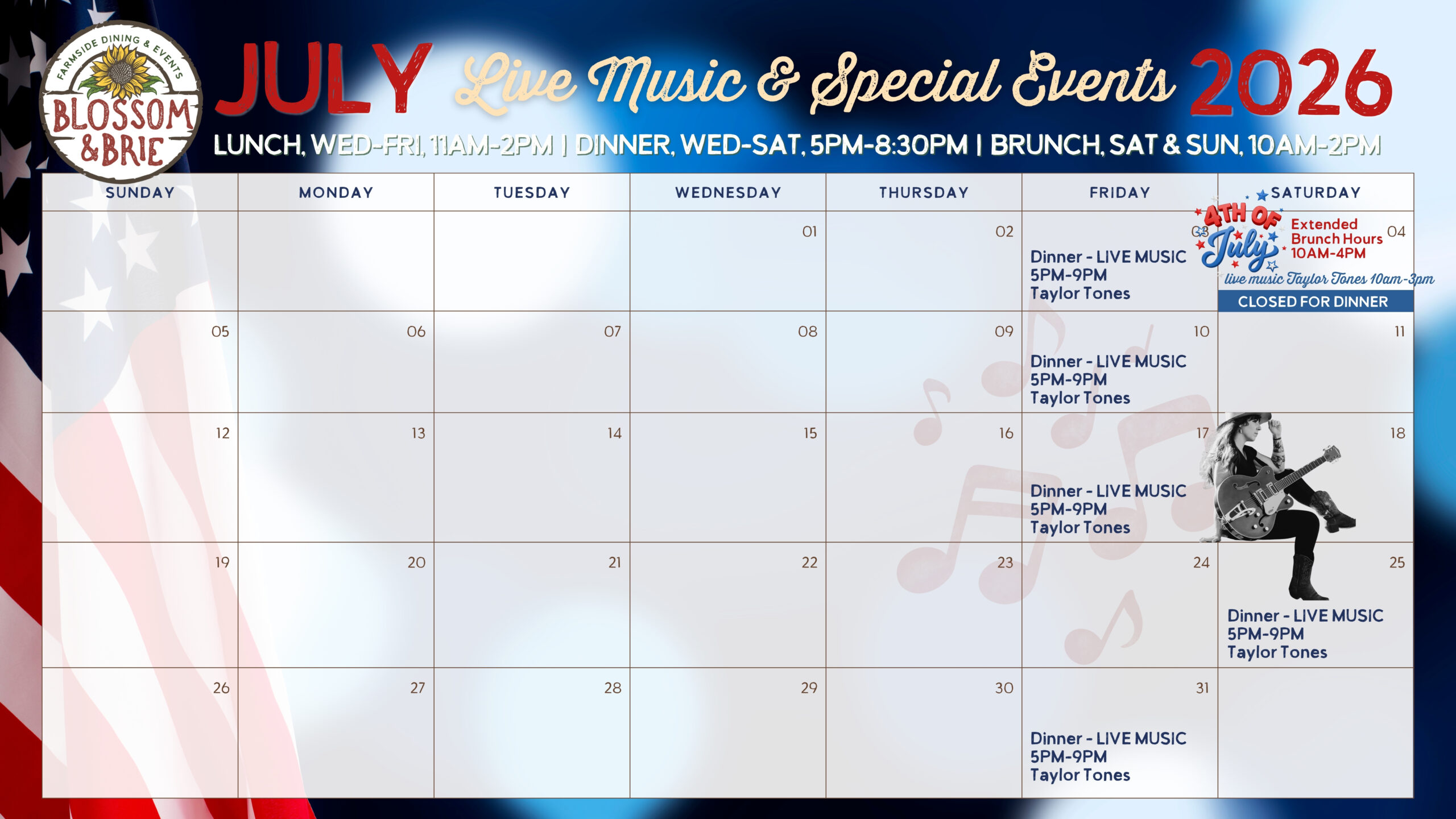 july events